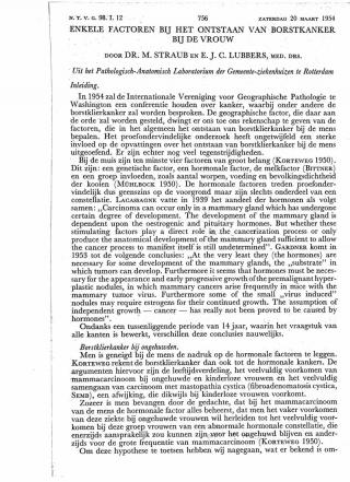 Eerste pagina van het artikel zoals het is gepubliceerd in het tijdschrift