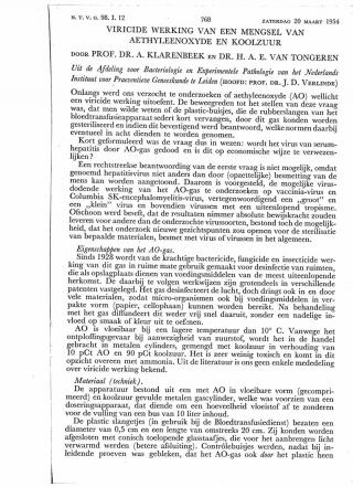 Eerste pagina van het artikel zoals het is gepubliceerd in het tijdschrift