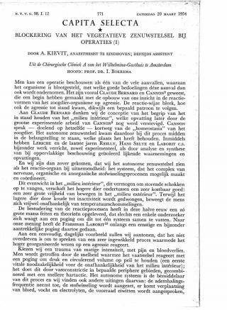 Eerste pagina van het artikel zoals het is gepubliceerd in het tijdschrift