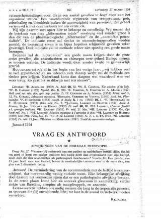 Eerste pagina van het artikel zoals het is gepubliceerd in het tijdschrift