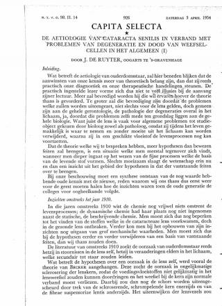 Eerste pagina van het artikel zoals het is gepubliceerd in het tijdschrift