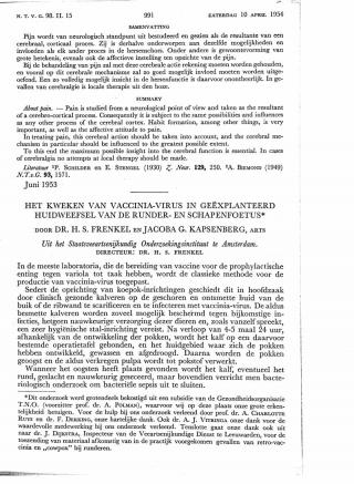 Eerste pagina van het artikel zoals het is gepubliceerd in het tijdschrift