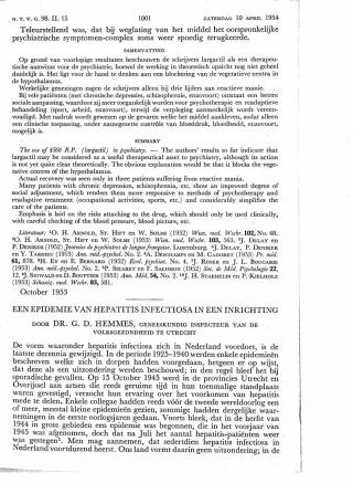 Eerste pagina van het artikel zoals het is gepubliceerd in het tijdschrift