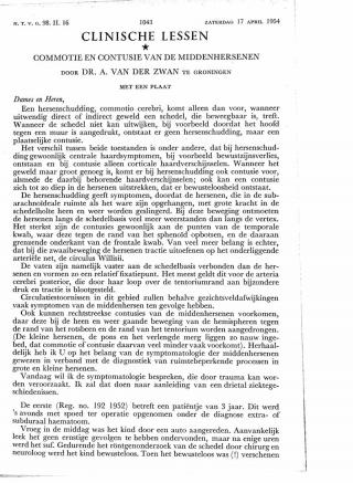 Eerste pagina van het artikel zoals het is gepubliceerd in het tijdschrift