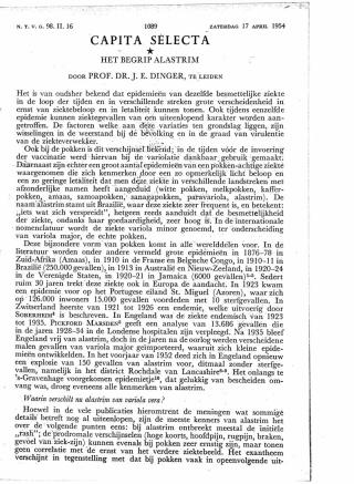 Het begrip alastrim NTVG