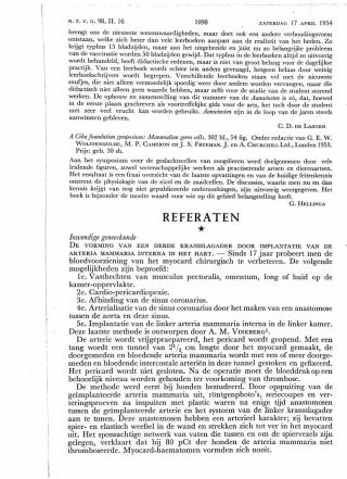 Eerste pagina van het artikel zoals het is gepubliceerd in het tijdschrift