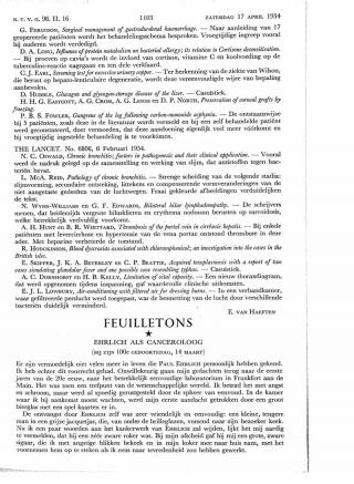 Eerste pagina van het artikel zoals het is gepubliceerd in het tijdschrift