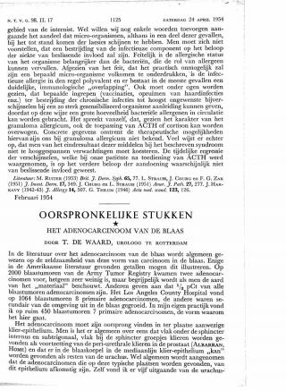 Eerste pagina van het artikel zoals het is gepubliceerd in het tijdschrift