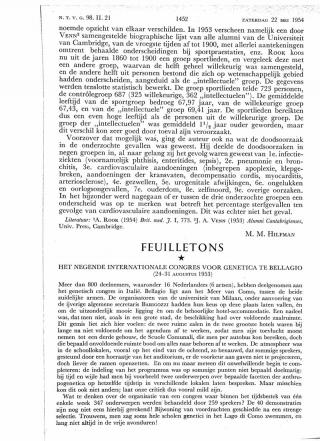 Eerste pagina van het artikel zoals het is gepubliceerd in het tijdschrift