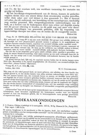 Eerste pagina van het artikel zoals het is gepubliceerd in het tijdschrift