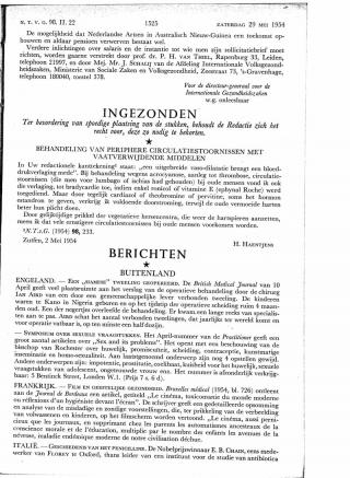 Eerste pagina van het artikel zoals het is gepubliceerd in het tijdschrift