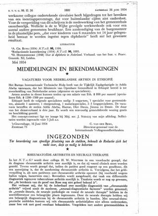 Eerste pagina van het artikel zoals het is gepubliceerd in het tijdschrift