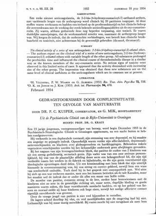 Eerste pagina van het artikel zoals het is gepubliceerd in het tijdschrift