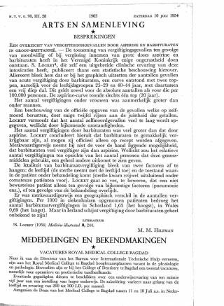 Eerste pagina van het artikel zoals het is gepubliceerd in het tijdschrift