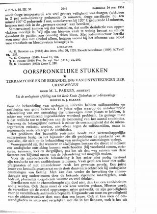 Eerste pagina van het artikel zoals het is gepubliceerd in het tijdschrift