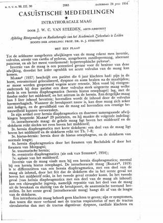 Eerste pagina van het artikel zoals het is gepubliceerd in het tijdschrift