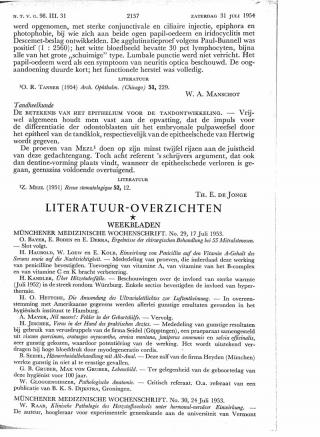 Eerste pagina van het artikel zoals het is gepubliceerd in het tijdschrift