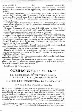 Eerste pagina van het artikel zoals het is gepubliceerd in het tijdschrift