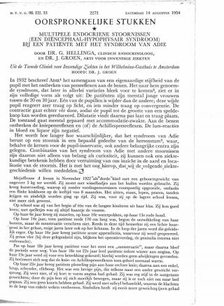 Eerste pagina van het artikel zoals het is gepubliceerd in het tijdschrift