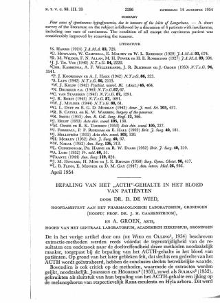 Eerste pagina van het artikel zoals het is gepubliceerd in het tijdschrift