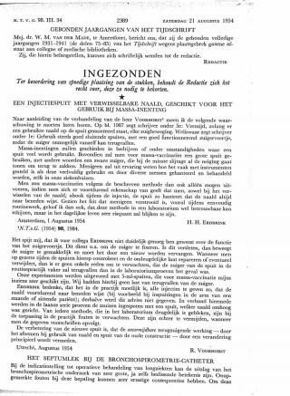 Eerste pagina van het artikel zoals het is gepubliceerd in het tijdschrift