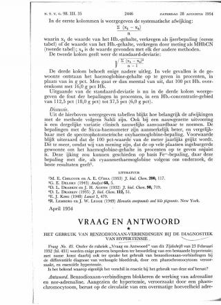 Eerste pagina van het artikel zoals het is gepubliceerd in het tijdschrift