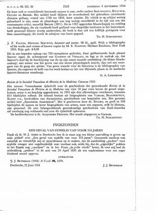 Eerste pagina van het artikel zoals het is gepubliceerd in het tijdschrift