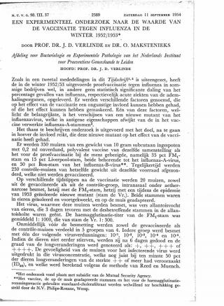 Eerste pagina van het artikel zoals het is gepubliceerd in het tijdschrift