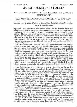 Eerste pagina van het artikel zoals het is gepubliceerd in het tijdschrift