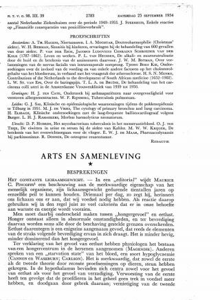 Eerste pagina van het artikel zoals het is gepubliceerd in het tijdschrift