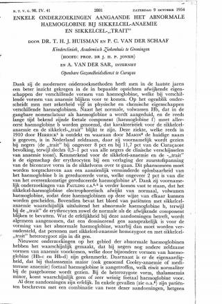 Eerste pagina van het artikel zoals het is gepubliceerd in het tijdschrift