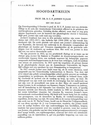 Eerste pagina van het artikel zoals het is gepubliceerd in het tijdschrift