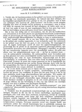 Eerste pagina van het artikel zoals het is gepubliceerd in het tijdschrift