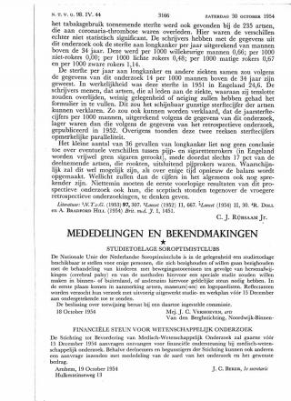 Eerste pagina van het artikel zoals het is gepubliceerd in het tijdschrift