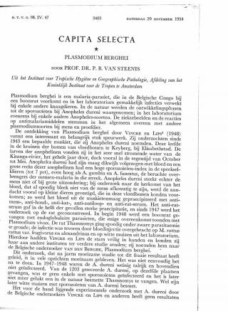 Eerste pagina van het artikel zoals het is gepubliceerd in het tijdschrift