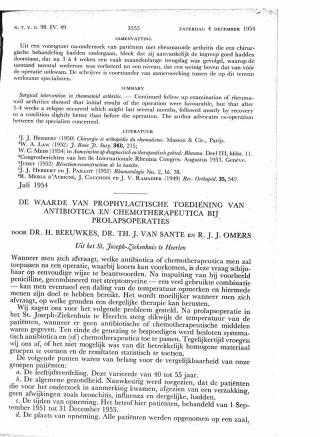 Eerste pagina van het artikel zoals het is gepubliceerd in het tijdschrift