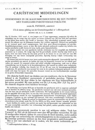 Eerste pagina van het artikel zoals het is gepubliceerd in het tijdschrift