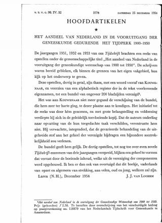 Eerste pagina van het artikel zoals het is gepubliceerd in het tijdschrift