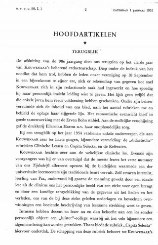 Eerste pagina van het artikel zoals het is gepubliceerd in het tijdschrift