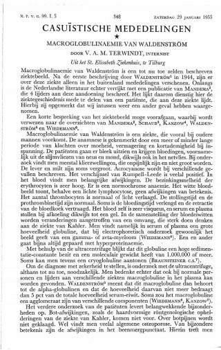 Eerste pagina van het artikel zoals het is gepubliceerd in het tijdschrift