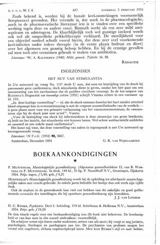 Eerste pagina van het artikel zoals het is gepubliceerd in het tijdschrift