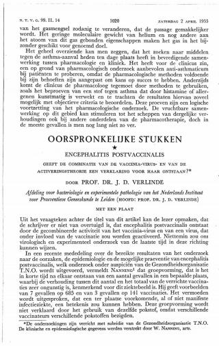 Eerste pagina van het artikel zoals het is gepubliceerd in het tijdschrift