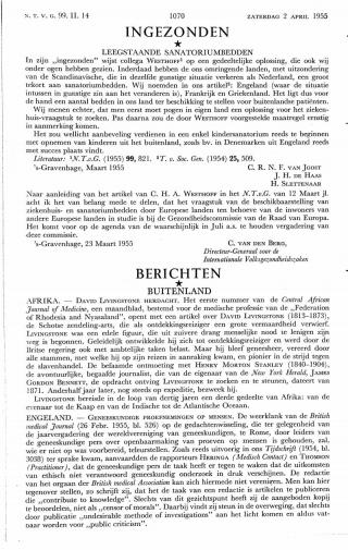 Eerste pagina van het artikel zoals het is gepubliceerd in het tijdschrift