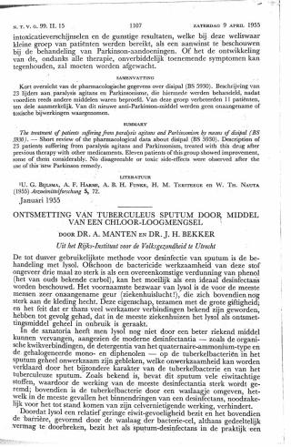 Eerste pagina van het artikel zoals het is gepubliceerd in het tijdschrift