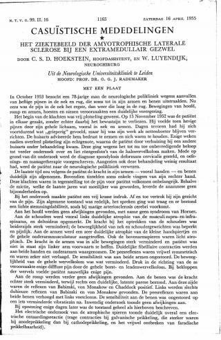 Eerste pagina van het artikel zoals het is gepubliceerd in het tijdschrift