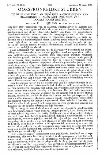 Eerste pagina van het artikel zoals het is gepubliceerd in het tijdschrift