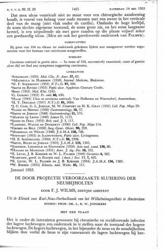 Eerste pagina van het artikel zoals het is gepubliceerd in het tijdschrift