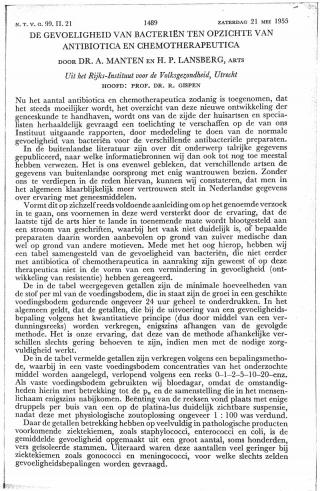 Eerste pagina van het artikel zoals het is gepubliceerd in het tijdschrift