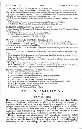 Eerste pagina van het artikel zoals het is gepubliceerd in het tijdschrift