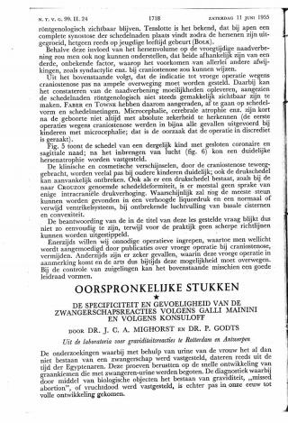 Eerste pagina van het artikel zoals het is gepubliceerd in het tijdschrift